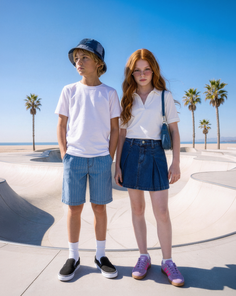 Coleção Mania Kids Jeans
